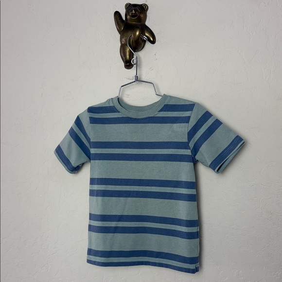 5 for $25🌈 Wonder nation Blue Striped Kids Shirt size 6/7 boys - Picture 1 of 3